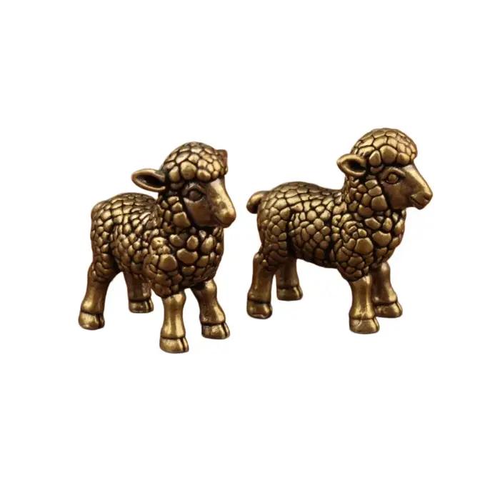 Figurine de mouton en laiton