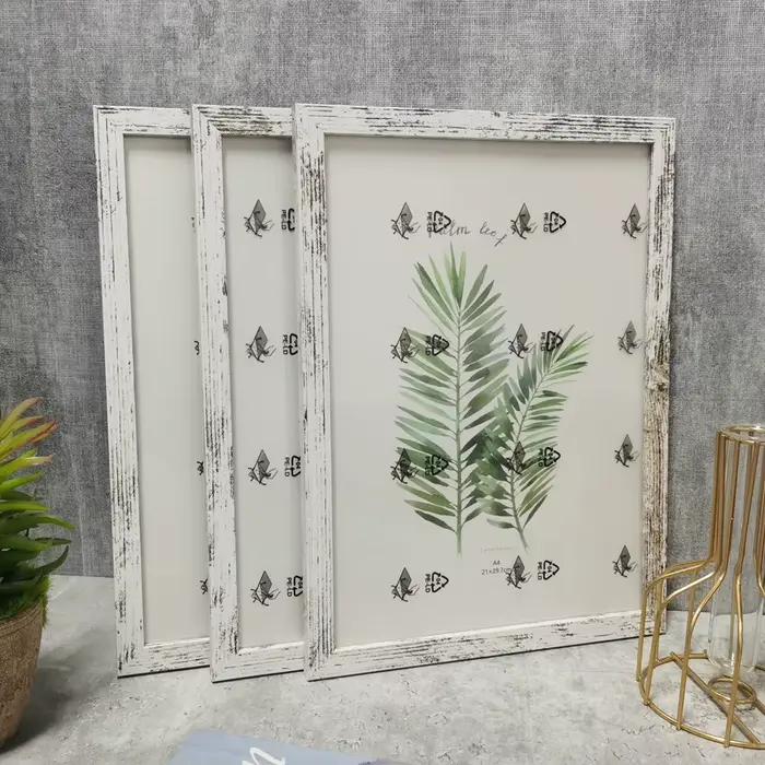 Cadres Photo en bois pour mur Photo