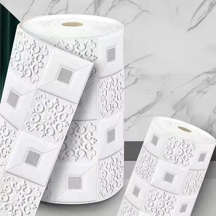 Papier peint auto-adhésif 3D imperméable européen fête pour plafond de toit salon chambre à coucher occaions spéciales