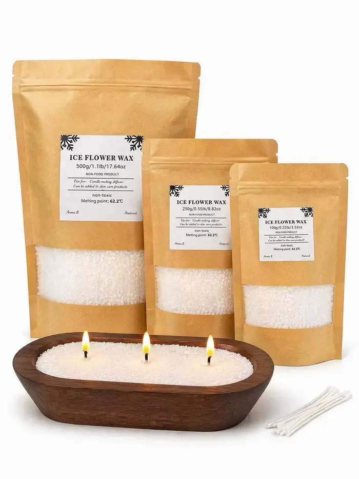 Kit de Cire de Perle avec Base en Bois et Mèche