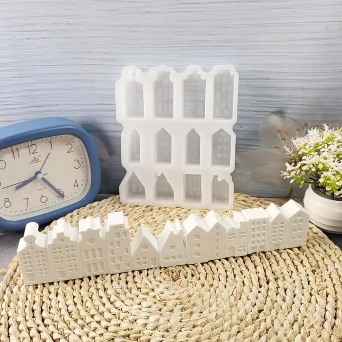 Douze moules en silicone pour la décoration de la maison