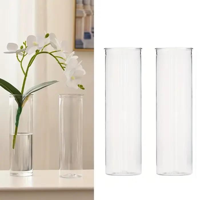 Vase à fleurs en plastique transparent