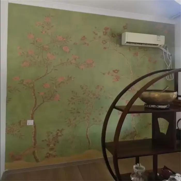 Papier peint personnalisé pour chambre à coucher, style rétro américain, toile de fond TV française, papier peint forêt rétro, fournitures de peinture et de traitement, fond décoratif