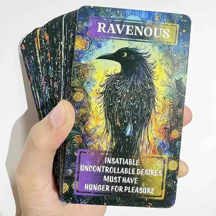 59 cartes Oracle Symphony Soul, 12x7 cm, découvrez la voix de votre cœur, jeux de cartes