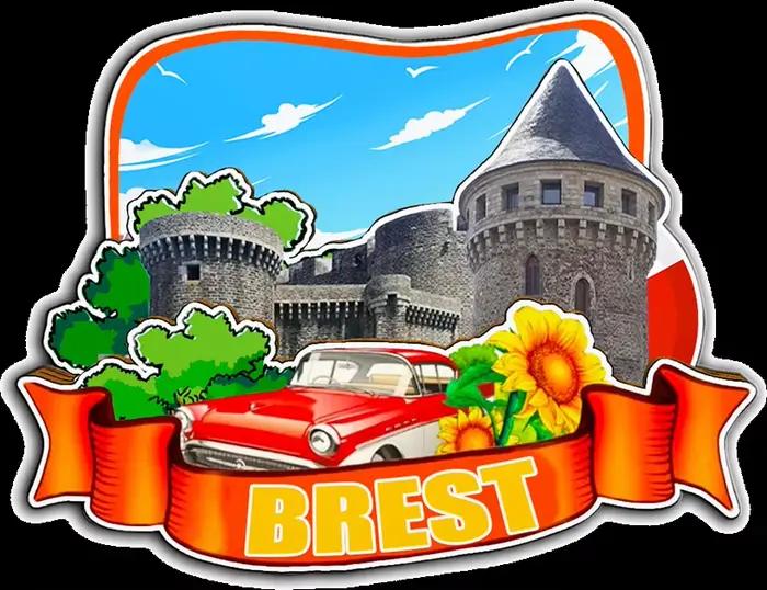Aimants décoratifs pour Dinan Nantes Rennes Brittany Brest Vannes