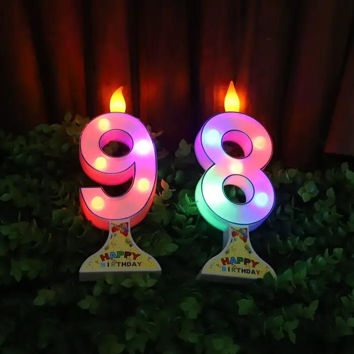 Bougie lumineuse numérique adaptée à la décoration de mariage, gâteau d'anniversaire, maison de vacances, décoration de bar