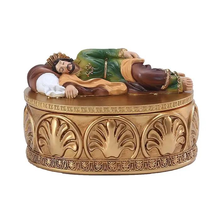 Figurine religieuse chrétienne du Sainte Joseph