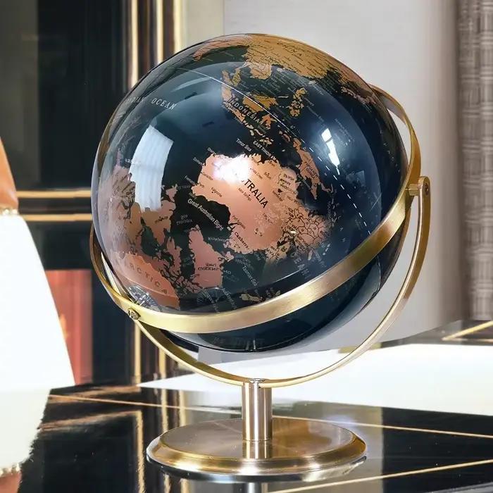 Globe de géographie en anglais pour étudiant