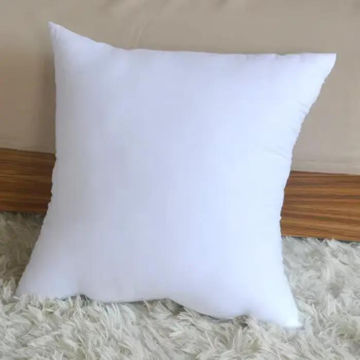 Coussins en polyester coton modernes blancs et bleus confortables pour canape et lit occasions spéciales