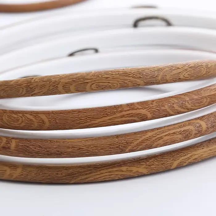 Imitation bois rond, ovale différentes tailles décoratif point de croix cerceau anneau cadre broderie
