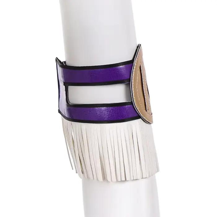 Bracelet en cuir pour Cosplay Nico Robin, accessoires de jeu de rôle pour femmes adultes, accessoires de Costume de carnaval d'halloween