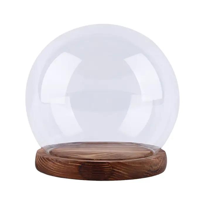 Everche-Globe breton en verre avec base