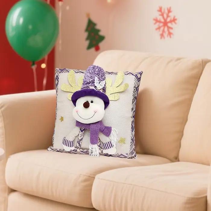 Housse de coussin de noël