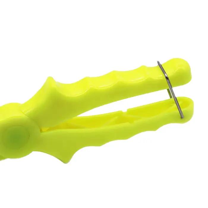 Pince de pêche antidérapante ABS, 1 pièce, pince à poisson, attrape-poisson, outil de libération, extracteur de crochet, support du corps du poisson