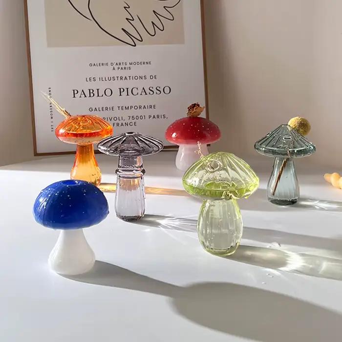 Vase à grenade en verre moderne transparent pour décoration de maison et bureau occasions spéciales style unique élégant à offrir femmes