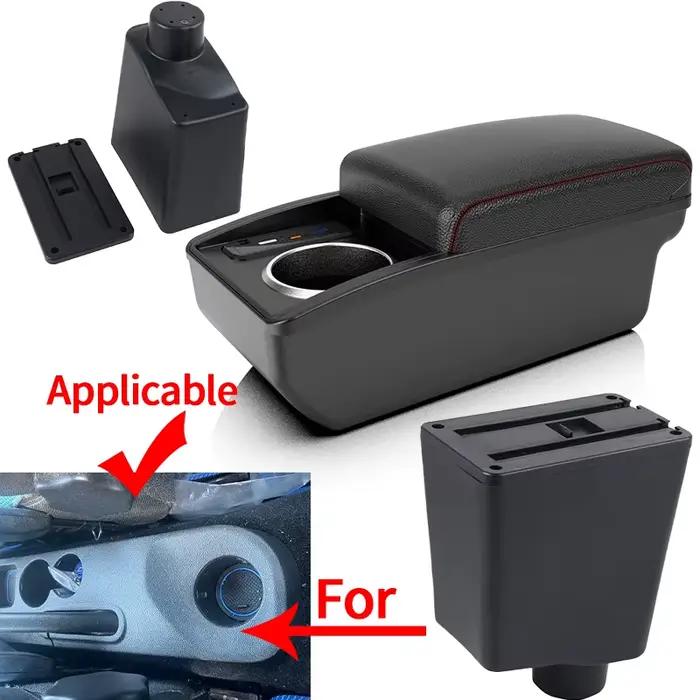 Pour Renault Clio 4, accoudoir Captur Clio 3 III IV, modification de la console centrale de la voiture, boîte de rangement multifonctionnelle, porte-gobelet, accessoire