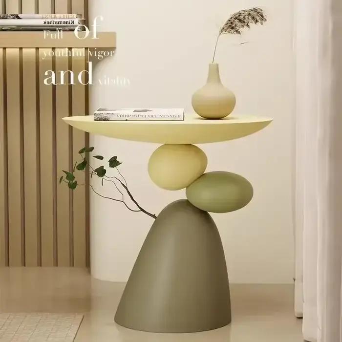 Concepteur chaud nouveau modèle salon sol ornement crème Style canapé Table d'appoint