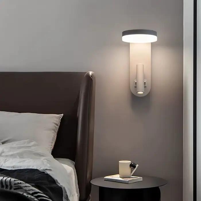 Applique murale de tête de lit avec interrupteur