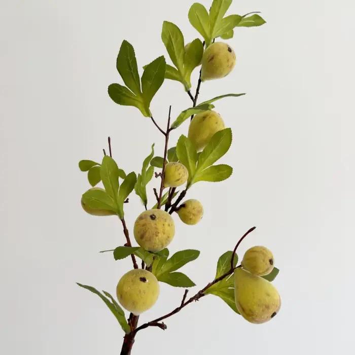 Branche de fausse figue avec fruits 33.86 pouces pour décoration de maison fête anniversaire baby showerextérieur