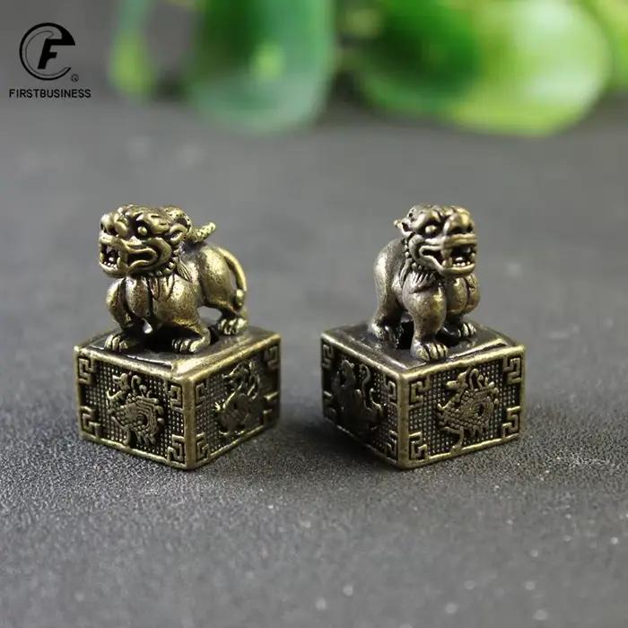 Symboles Mythiques Pixiu Figurines Miniatures Vintage En Laiton Accessoires De Décoration Maison Occasions Spéciales