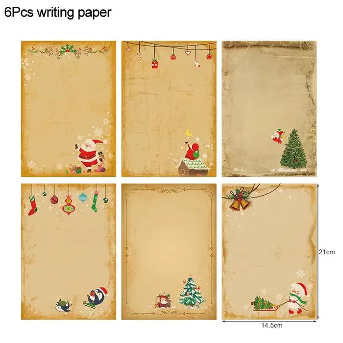 Vintage noël Kraft lettre père