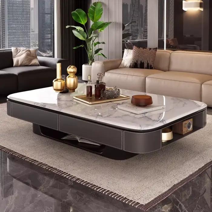 Table basse design nordique ornements de luxe Tables basses Glam modernes colorées Premium Tavolino Da Salotto accessoires de maison