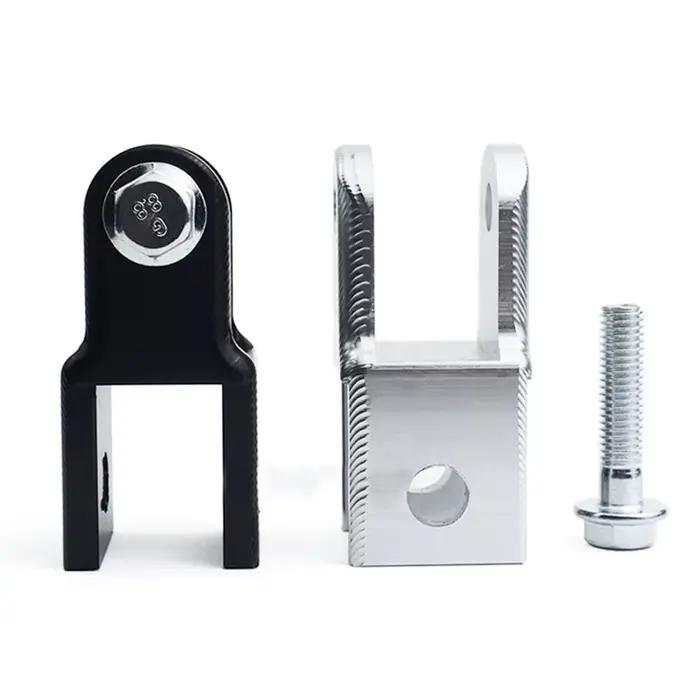 Accessoires de conversion pour embout de fourche de moto, pour embouts de fourche ronds, avec double port de fourche de 20 mm, pièce d'augmentation de hauteur pour amortisseur arrière