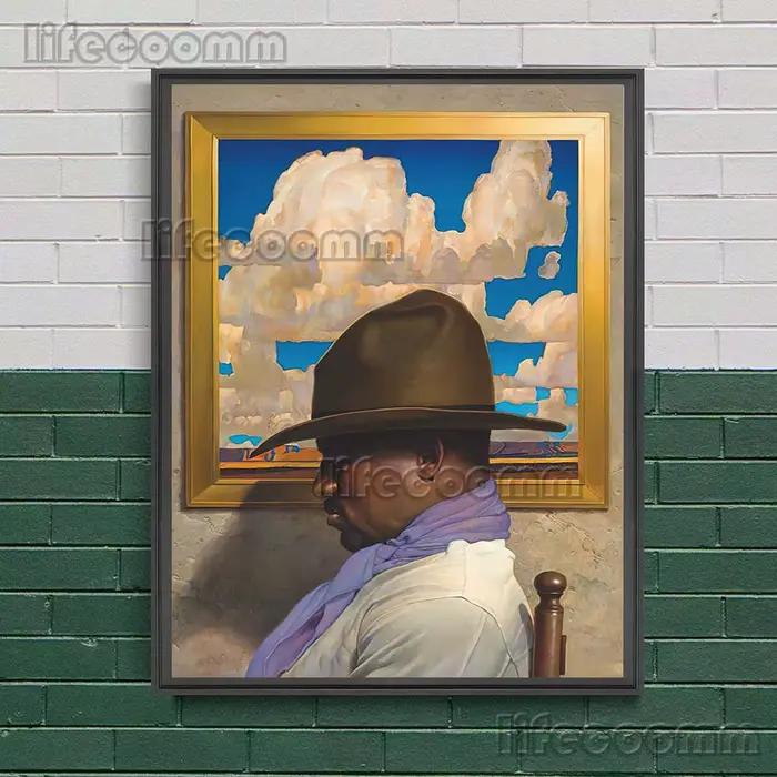 Toile d'art mural rétro imprimé
