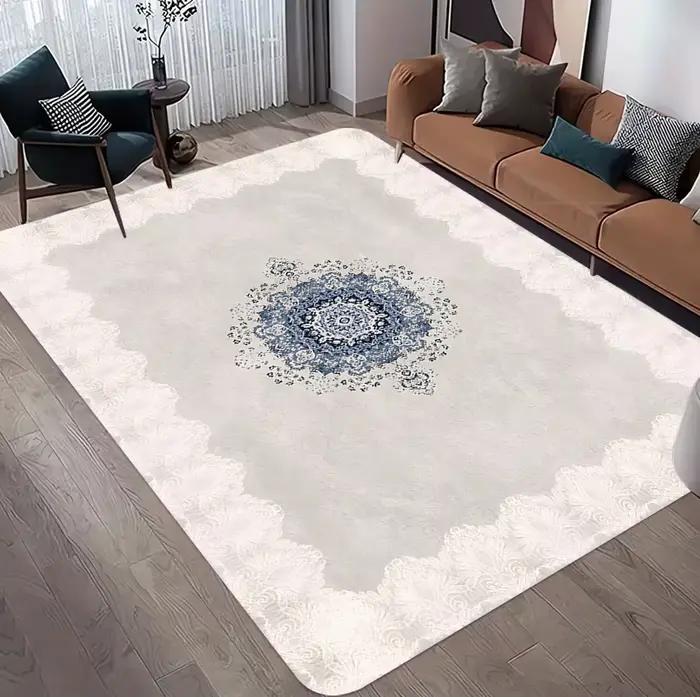 Tapis bohème de couleur élégante