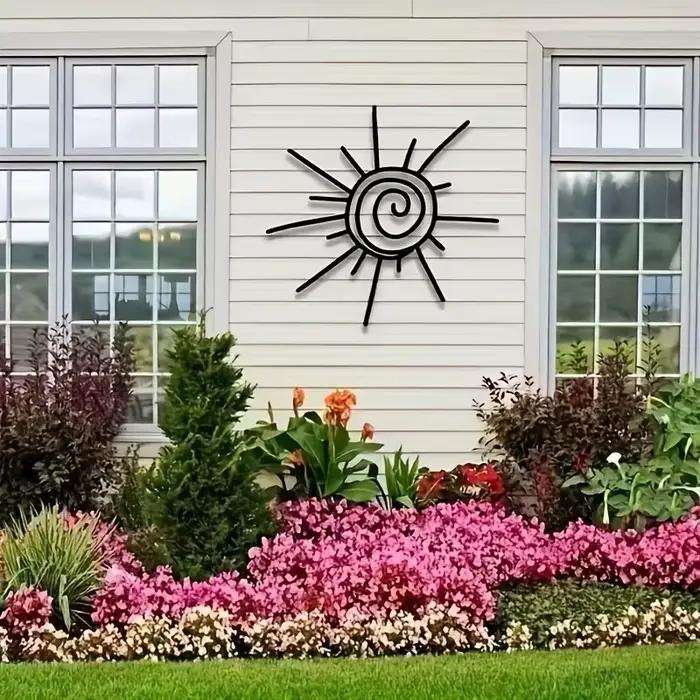 1pcBohemian Metal Sun Wall Art
