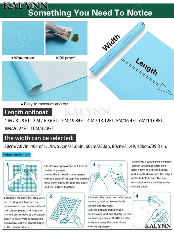 Papier peint bleu ciel KALYNN autocollant résistant à l'eau pour salons et chambres d'enfants occasions spéciales
