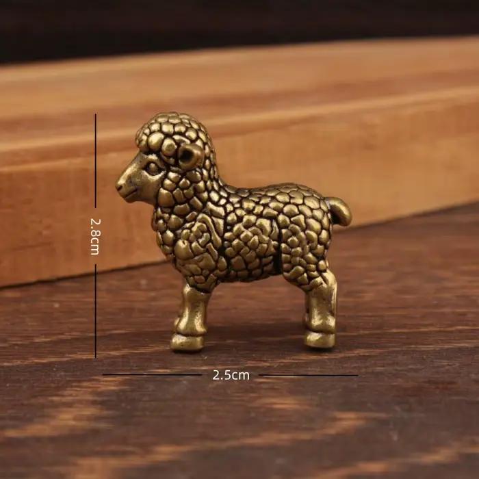 Figurine de mouton en laiton