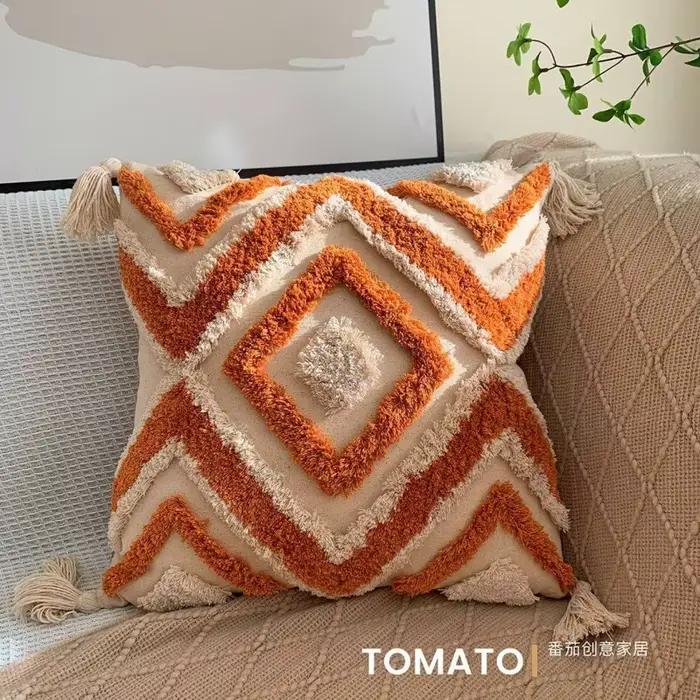 Housse de coussin bohème