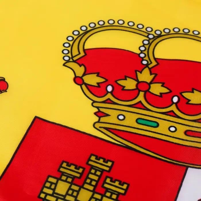 Drapeau national d'Espagne 60x90cm/90x150cm en polyester, ne se décolore pas, bannière du drapeau espagnol ESP ES Espana pour célébrations, grands drapeaux