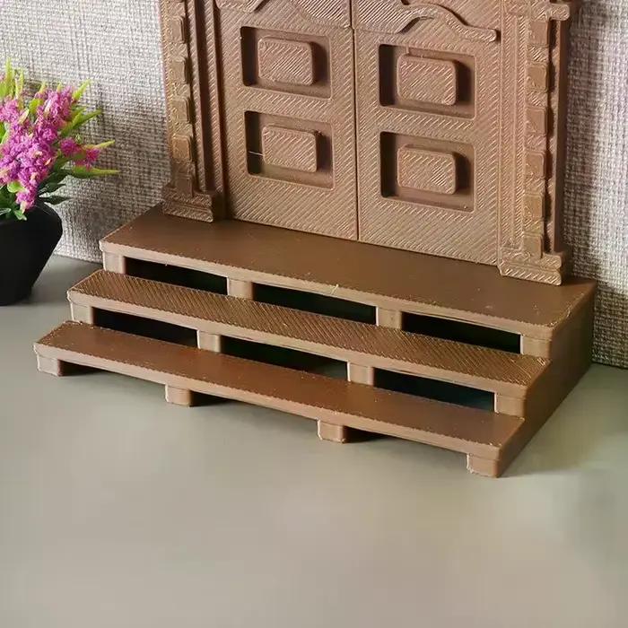 1 pièces maison de poupée escalier modèle Mini Simulation maison de poupées bricolage Micro paysage extérieur escalier décoration meubles accessoires