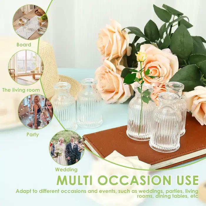 Petit Vase à fleurs en verre épais