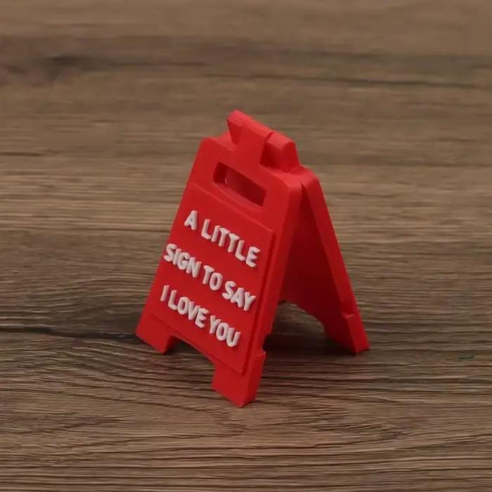 Décorations de signalétique en lettres imprimées en 3D exquises