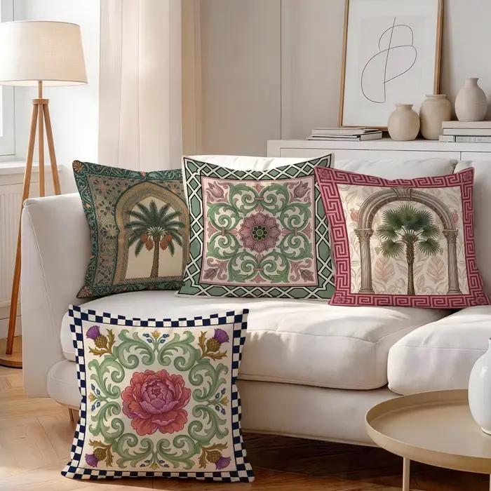 Housse de coussin imprimée sur un seul côté
