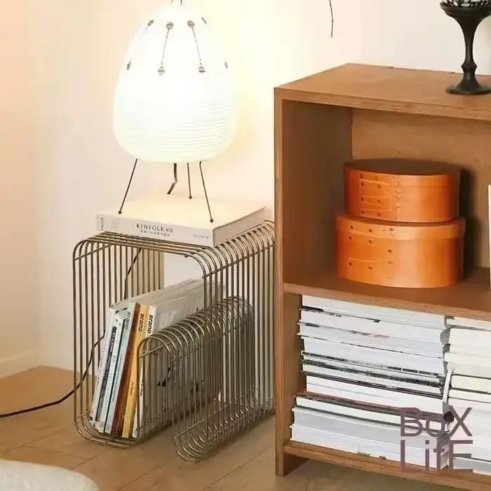 Table basse scandinave moderne en métal – Meubles de salon minimalistes et élégants