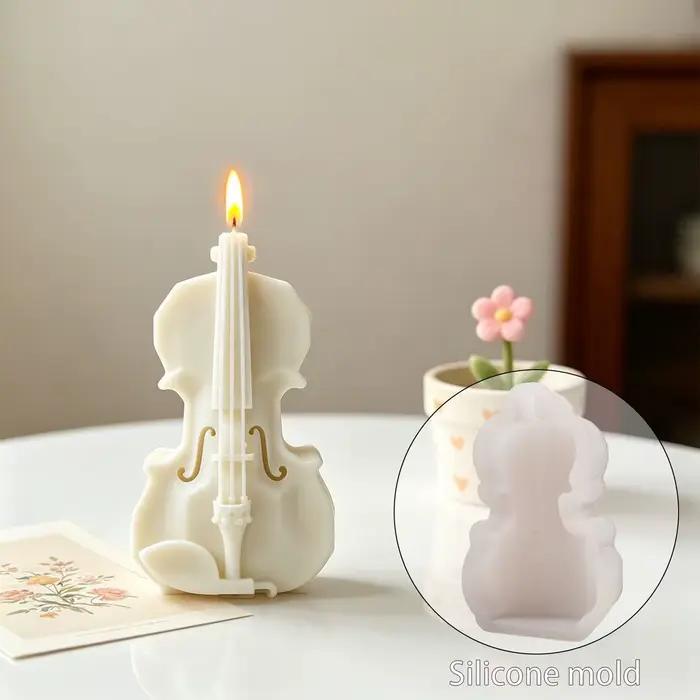 Moule à bougie en forme de violon