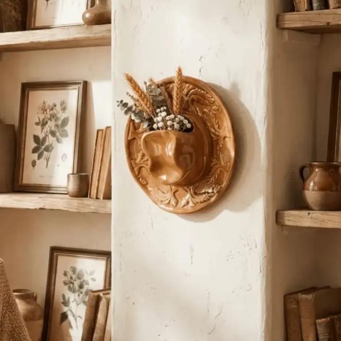 Vase chapeau de cowboy minimaliste unique