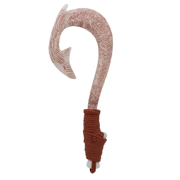 Accessoire de cosplay dessin animé Moana, hameçon de Maui lumineux, accessoires de jeu de rôle pour enfants, jouet pour fête d'anniversaire d'enfant