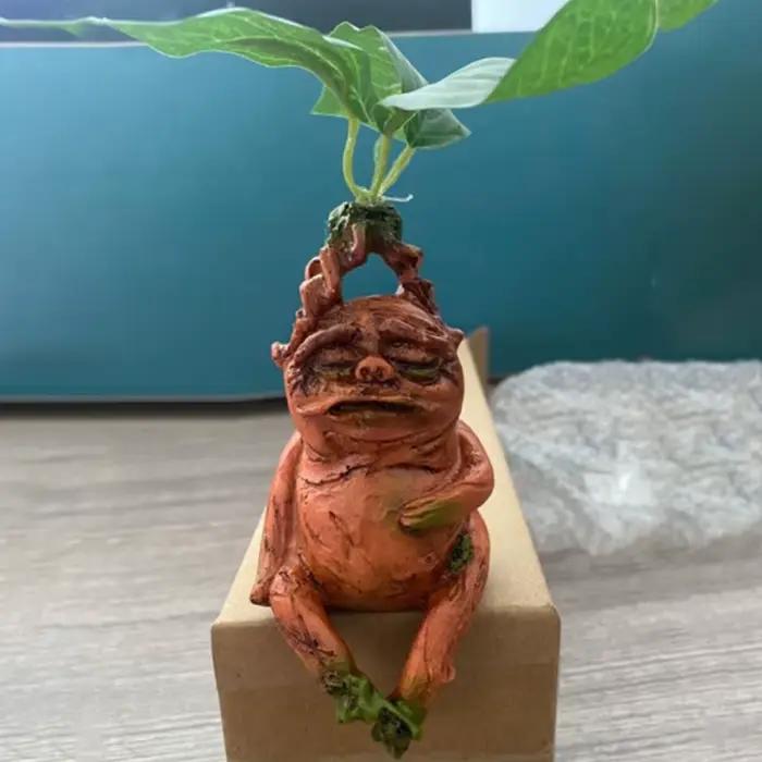 NOUVEAU Statue en résine de mandragore