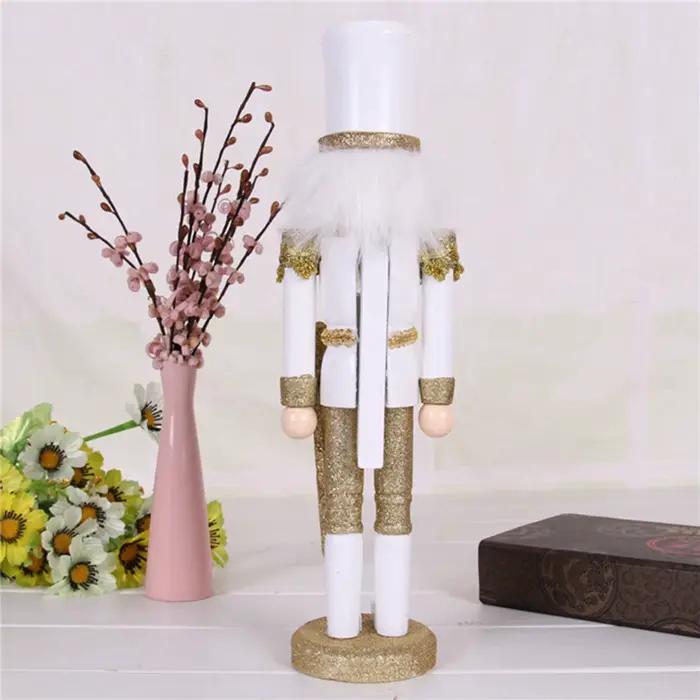 Délicat- 30CM décorations de noël casse-noisette marionnette créative en bois artisanat