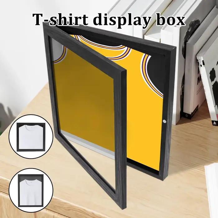 Cadre de présentation mural multifonctionnel pour maillots et objets de collection, boîte de rangement pour t-shirts
