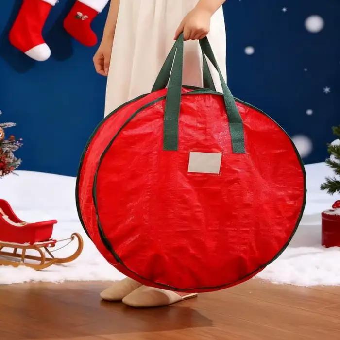 Sac de rangement de décorations de noël de grande capacité
