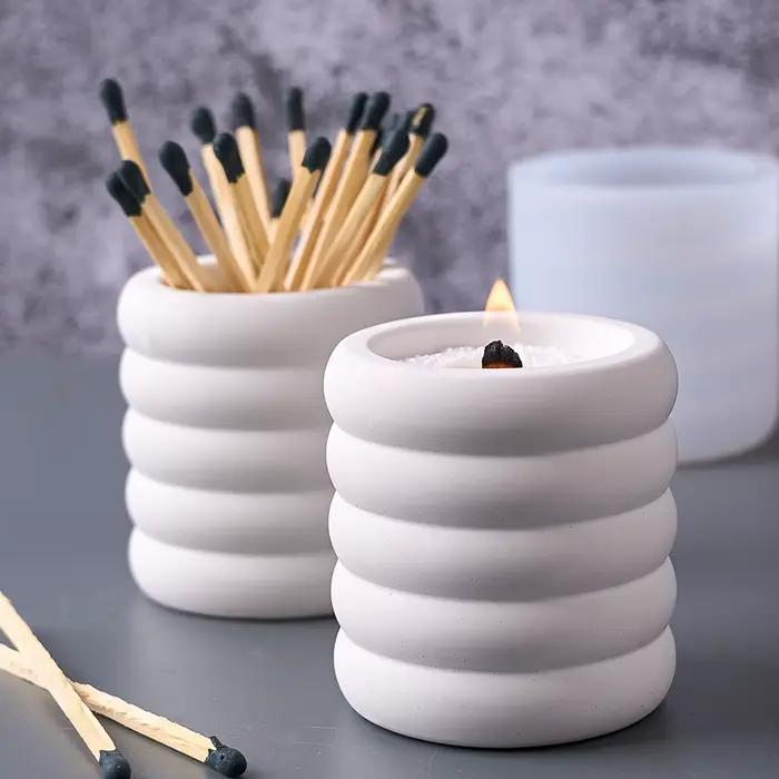 Pot à anneaux cylindriques en Silicone