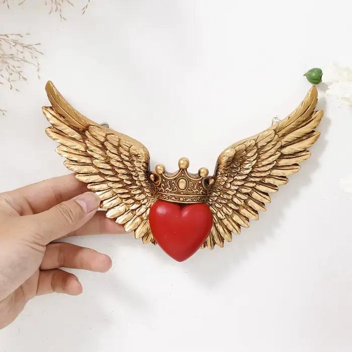 Décoration murale Ailes d'ange Couronne européenne