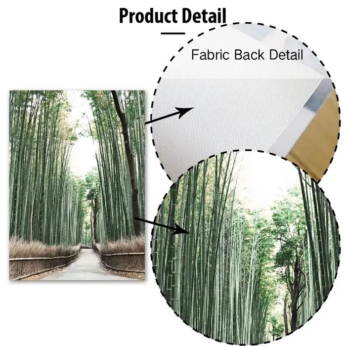 Paysage naturel pissenlit bambou forêt cascade mur Art Mural affiches imprimer toile peinture photos salon décor à la maison
