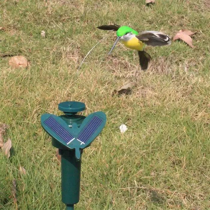 Jouet solaire ou à piles amusant en forme d'oiseau colibri volant